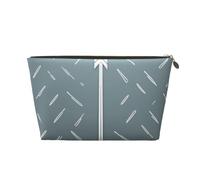 Borsa cosmetica da viaggio borsa per il trucco per le donne grande trucco fumetto freccia bianca organizzatore borse da toilette borsa con cerniera, Oro, Taglia unica, Astuccio per trucchi