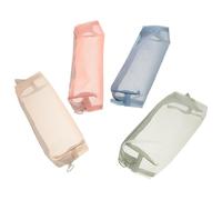 Borsa Cosmetica da Viaggio in Rete Cerniera 4 Pezzi