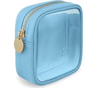 Borsa Cosmetica da Viaggio Trasparente, Borse da Viaggio Impermeabile,Borse per Cosmetici Con Zip Beauty Case da Viaggio Piccolo, per Liquidi, Creme e Cosmetic,Peacock blue,Small