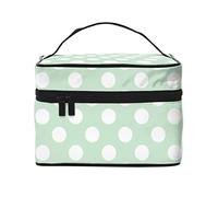 Borsa cosmetica da viaggio Wave Point Green per donna e ragazza, grande organizer per il trucco, articoli da toeletta portatili