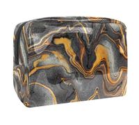Borsa cosmetica del PVC della borsa di trucco di viaggio della superficie della terra dello spazio per le donne e le ragazze, Multicolore 8., 18.5x7.5x13cm/7.3x3x5.1in
