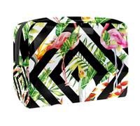 Borsa cosmetica del PVC della borsa di trucco di viaggio della superficie della terra dello spazio per le donne e le ragazze, Multicolore 7, 18.5x7.5x13cm/7.3x3x5.1in
