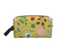 Borsa cosmetica dell'organizzatore cosmetico di modo della stampa di frutta estiva, borsa cosmetica dell'organizzatore degli accessori di viaggio delle donne, frutta est, Frutta estiva., Taglia unica