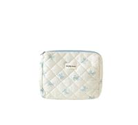 Borsa cosmetica floreale Borsa cosmetica da donna Borsa cosmetica decorativa Sacchetto portatile Borsa da toilette Astuccio per ragazze Astuccio per matite, D2, As picture