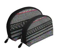 Borsa cosmetica Glitch Art, pochette da viaggio per donne e ragazze