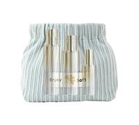 Borsa cosmetica in cords - Organizzatore cosmetico morbido in velluto a coste, borsa da viaggio per la cultura da viaggio | Morbida piccola borsa cosmetica portatile con chiusura lampo, set di