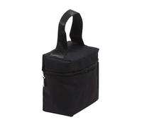 Borsa cosmetica in nylon portatile, borsa da viaggio d'affari, borsa da toilette da donna e da uomo(Inner Red)