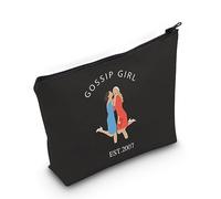 Borsa Cosmetica Ispirata a Gossip Girl - Regalo per Fan di Serena e Blair - Accessorio per Amanti della Serie TV
