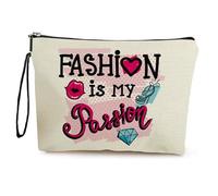 Borsa Cosmetica Labbra Rosa Pochette Mare,Pochette Trucchi,Astuccio Trucchi,Portatile Da Viaggio Pochette Beauty Case Da Viaggio,Travel Essentials,Coin Purse,Portamonete