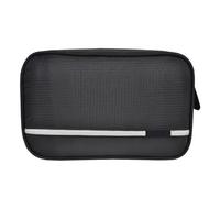 Borsa cosmetica multifunzionale Borsa da toilette da appendere, organizer da viaggio for cosmetici, multicolore, Oxford, scomparti multipli(Black)