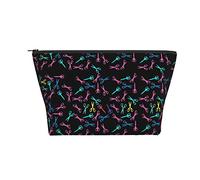 Borsa cosmetica portatile Borsa da toilette da viaggio colorata per forbici da parrucchiere per ragazze