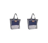Borsa cosmetica portatile Carry on Travel Toiletry Tote Bag Blu, Set da 2 (blu), as described
