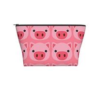 Borsa cosmetica portatile Cute Pig Face Funny Makeup Pouch Borsa da toilette da viaggio per ragazze e donne