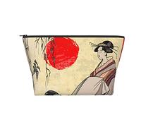 Borsa cosmetica portatile Geisha giapponese Ragazza Giappone Borsa per il trucco Borsa da toilette da viaggio per ragazze Donne