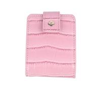 Borsa cosmetica portatile in miniatura in pelle PU portamonete auricolare organizer per gioielli e rossetto da donna, A