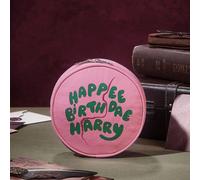 Borsa cosmetica rotonda, impermeabile, con logo e tasche interne, adatta per palestra, viaggio e uso quotidiano, ispirata a Harry Potter Tagli UnicaPoliammide