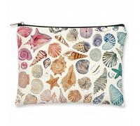 Borsa cosmetica Shell - Trousse portatile per trucchi, organizer da viaggio per la cura della pelle da, A1, 22cm x 18cm x 1cm, Classico