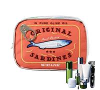 Borsa cosmetica - Sospetto di Viaggio del WC, custodia di Immagazzinaggio organizzatori compatti | Design di Sardine in Conserva divertente per la Pelle, l'ombretto, Il Supporto Accessorio estetico