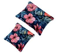 Borsa cosmetica tascabile con chiusura a pressione, con segni zodiacali, pianeti, simboli, impermeabile, da viaggio, per il trucco, portatile, senza cerniera, da donna, Multicolore 04, 7.1x5.8