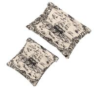 Borsa cosmetica tascabile con chiusura a pressione, con simboli nautici vintage, impermeabile, da viaggio, per il trucco, senza cerniera, da donna, Multicolore 02, 7.1x5.8 inch/4.7x4.5 inch