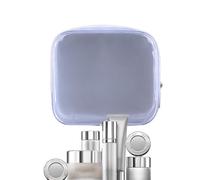 Borsa cosmetica trasparente - borsa alla moda portatile, riutilizzabile, borsa multifunzione per la cura dei viaggi con scomparti, borsa per la cultura all'aperto per borse, regali, s, vedi
