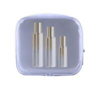 Borsa cosmetica trasparente - Borsa cosmetica da viaggio in PVC | trasparente organizer con cerniera | Antipolvere grande capacità borsa da viaggio impermeabile borsa da viaggio per bill, S,