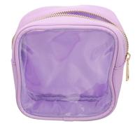 Borsa Cosmetica Trasparente in PVC Cerniera, Viaggio e Borsa | Design Chiaro per Identificare Subito il Contenuto, Formato S, Pratica per Borsa, Palestra e Doccia