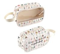 Borsa cosmetica trasparente per psicologo scolastico, regalo di ringraziamento per psicologo scolastico, idea regalo per la scuola, Borsa per psicologi