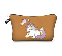 Borsa Cosmetica Unicorno Stellare Pochette Mare,Pochette Trucchi,Astuccio Trucchi,Portatile Da Viaggio Pochette Beauty Case Da Viaggio,Travel Essentials,Coin Purse,Portamonete
