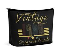 Borsa cosmetica vintage originale del 1983, borsa da viaggio portatile per il trucco, borsa da toeletta di grande capacità, borse portaoggetti per donne-3