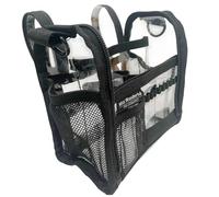 Borsa cosmetica visibile del PVC per i prodotti del labbro ed i lucidalabbra che caratterizzano la borsa chiara di lucentezza del labbro delle sezioni multiple semplice da trasportare