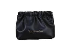 Borsa Cosmetici da Viaggio Portable Girl Makeup Bag Women Handbag Pouch Toiletry Bag Make Up Organizer Case Waterproof Wash Kit Travel Cosmetic Bag(Color:C-large black)