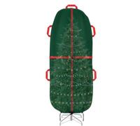 Borsa Custodia Albero Di Natale Contenitore da trasloco grande resistente | Custodia verticale per albero di Natale Casa Salotto Appartamento Ghirlanda Decorazione Abiti Coperta Matera Verde scuro 9FT