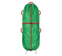Borsa Custodia Albero Di Natale Contenitore da trasloco grande resistente | Custodia verticale per albero di Natale Casa Salotto Appartamento Ghirlanda Decorazione Abiti Coperta Matera Verde 6 piedi