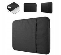 BORSA CUSTODIA PC NOTEBOOK 15,6" GRIGIA CON TRACOLLA E ZIP NERA UNISEX LAVORO