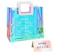 Borsa Da 1 Pezzo E Biglietto Di Auguri Da 1 Pezzo, Borsa In Pvc Trasparente, Borsa Regalo, Borsa Regalo Creativa, Borsa Impermeabile