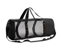 Borsa da allenamento - Borsa da ginnastica in rete | Borsa da immersione cilindrica in stile rete, cinghia regolabile, grande sacca da fitness, gancio interno versatile per attrezzatura da snorkeling