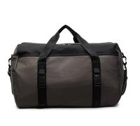 Borsa da allenamento da viaggio con tasca per scarpe ventilata, design a più scomparti, in tessuto Oxford, per palestra, lavoro, pendolarismo, viaggi, sport, borsa separata per scarpe, grigio