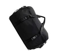 Borsa da allenamento da viaggio con tasca per scarpe ventilata, design a più scomparti, in tessuto Oxford, per palestra, lavoro, pendolarismo, viaggi, sport, borsa separata per scarpe, Nero , Bellezza