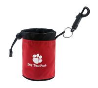 Borsa da allenamento per cani - Borsa per snack, mangiatoia - Piccola borsa per passeggiate con il cane, di lino all'aperto, accessorio per cani per l'allenamento, per dolcetti, Tr