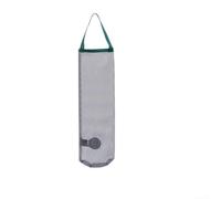 Borsa da appendere da cucina con design a rete in poliestere ventilato per frutta, verdura e prodotti secchi, riutilizzabile organizer da parete per dispensa (clausole lunghe)