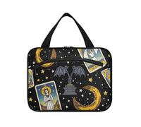 Borsa da appendere per oroscopo gotico mistico dei tarocchi per le donne con gancio, borsa da toilette compatta da appendere per mamma kit de para Mujer L