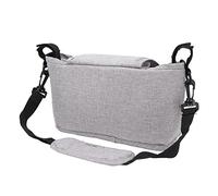 Borsa da Appendere per Passeggino Easy Fix Borsa per Passeggino da Viaggio Leggera Multiuso di Grande capacità Chiusura a Scatto da Campeggio (Grigio)