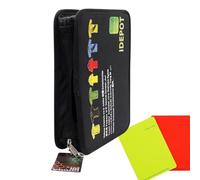 Borsa da arbitro da calcio, borsa per attrezzatura da arbitro da calcio, borsa per il trasporto di accessori per l'arbitro di calcio | Borsa per fischietti, carte rosse e gialle, borsa da tran