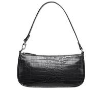 Borsa da ascella impermeabile da donna, borsa piccola alla moda e da viaggio (nero)