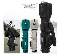 Borsa da aviazione da golf, borsa rigida 3D, impermeabile, per cappelli, cintura, puleggia, borsa da viaggio per uomini e donne, può contenere 14 borse da golf sportive (bianco sporco)