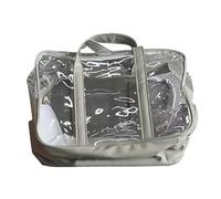Borsa da bagno per articoli da toeletta borsa portatile per riporre scarpe occhiali da bagno borsa da spiaggia borsa da pranzo, Grigio, Taglia unica