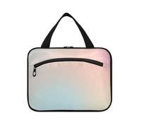 Borsa da bagno sospesa gradiente di colore per le donne con gancio, organizzatore cosmetico portatile di design per la mamma Backpacking Porta cosmeticos Mujer para cartera L