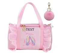 Borsa da ballo per bambini personalizzata Borsa da ballo alla moda di grande capacità Borsa da ballo personalizzata Borsa da viaggio per bambini Borsa da viaggio per bambini Borsa in pizzo rosa per