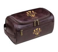 Borsa da barba in pelle personalizzata per uomo, kit Dopp personalizzato, borsa da viaggio per nonno, fidanzato, papà, testimoni dello sposo, compleanno, Natale, Capodanno, festa del papà, Caff scuro